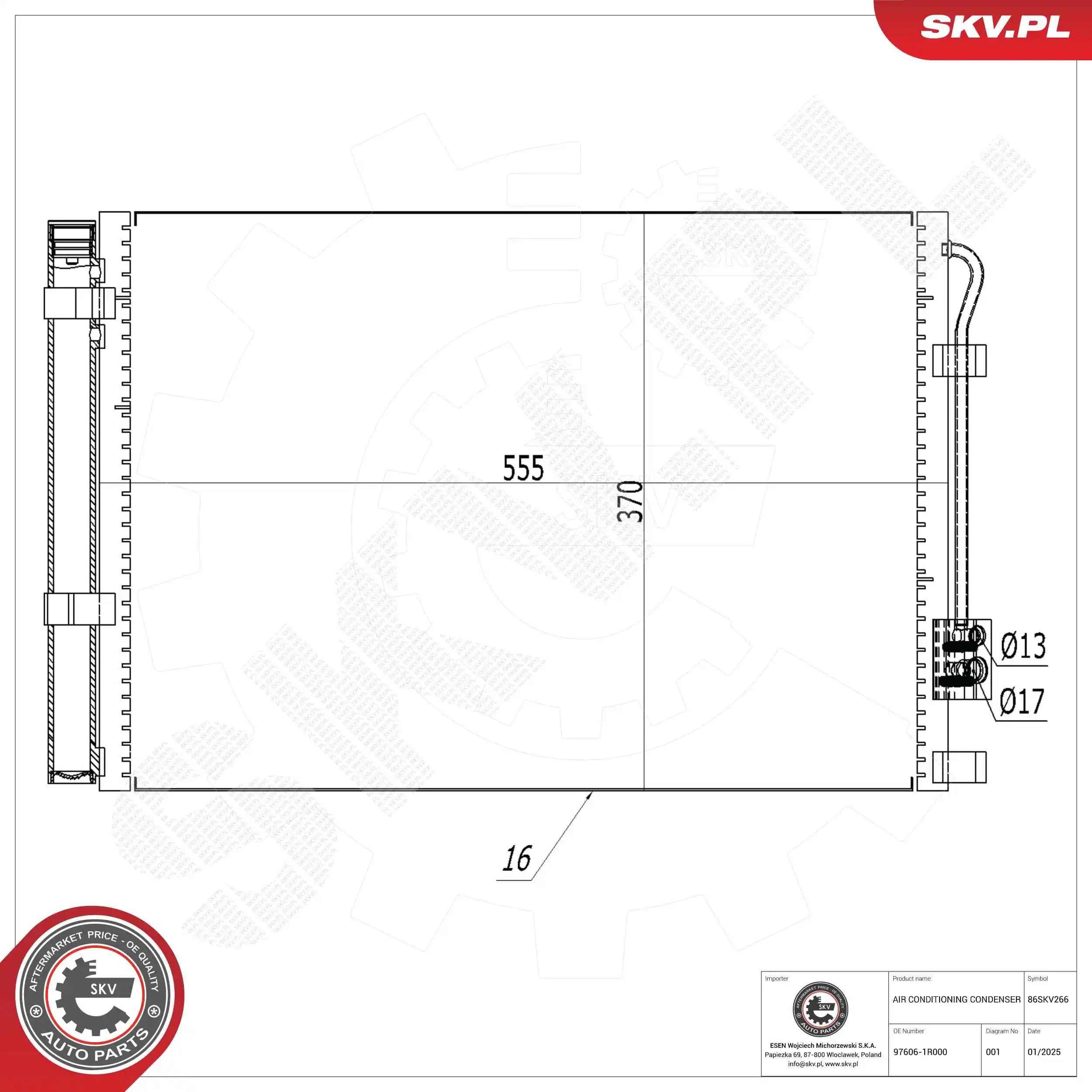 Condenser, air conditioning